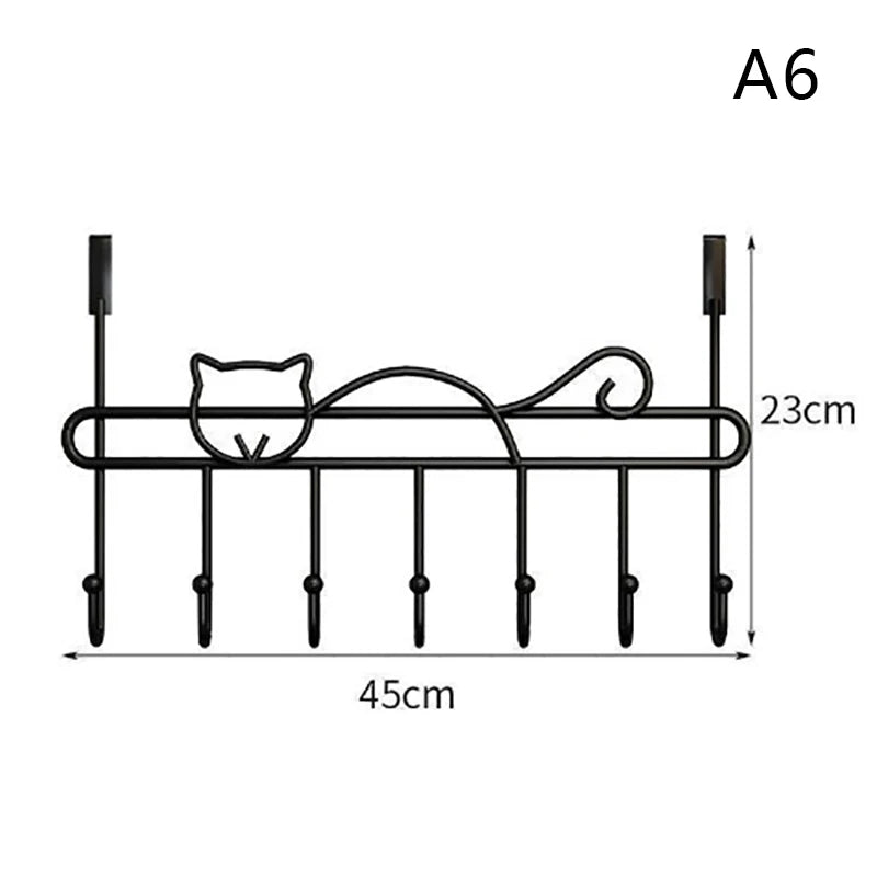 Heart-Shaped Wall Hook — Punch-Free Clothes & Bag Hanger