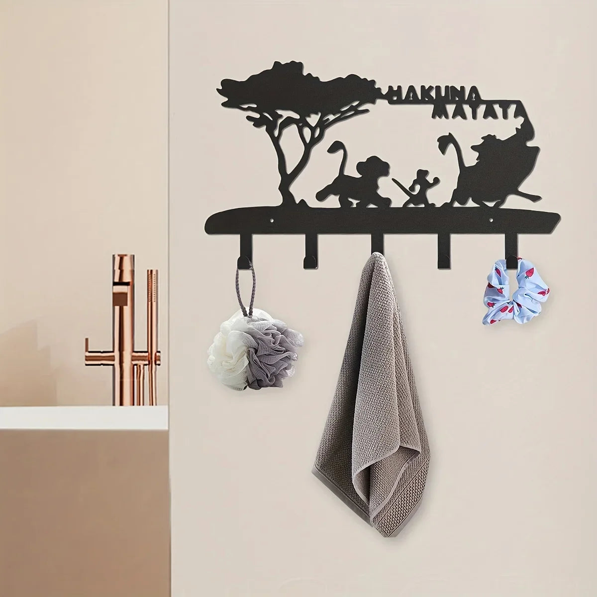 Decorative Metal Key Hooks — Wall Mounted Organizer