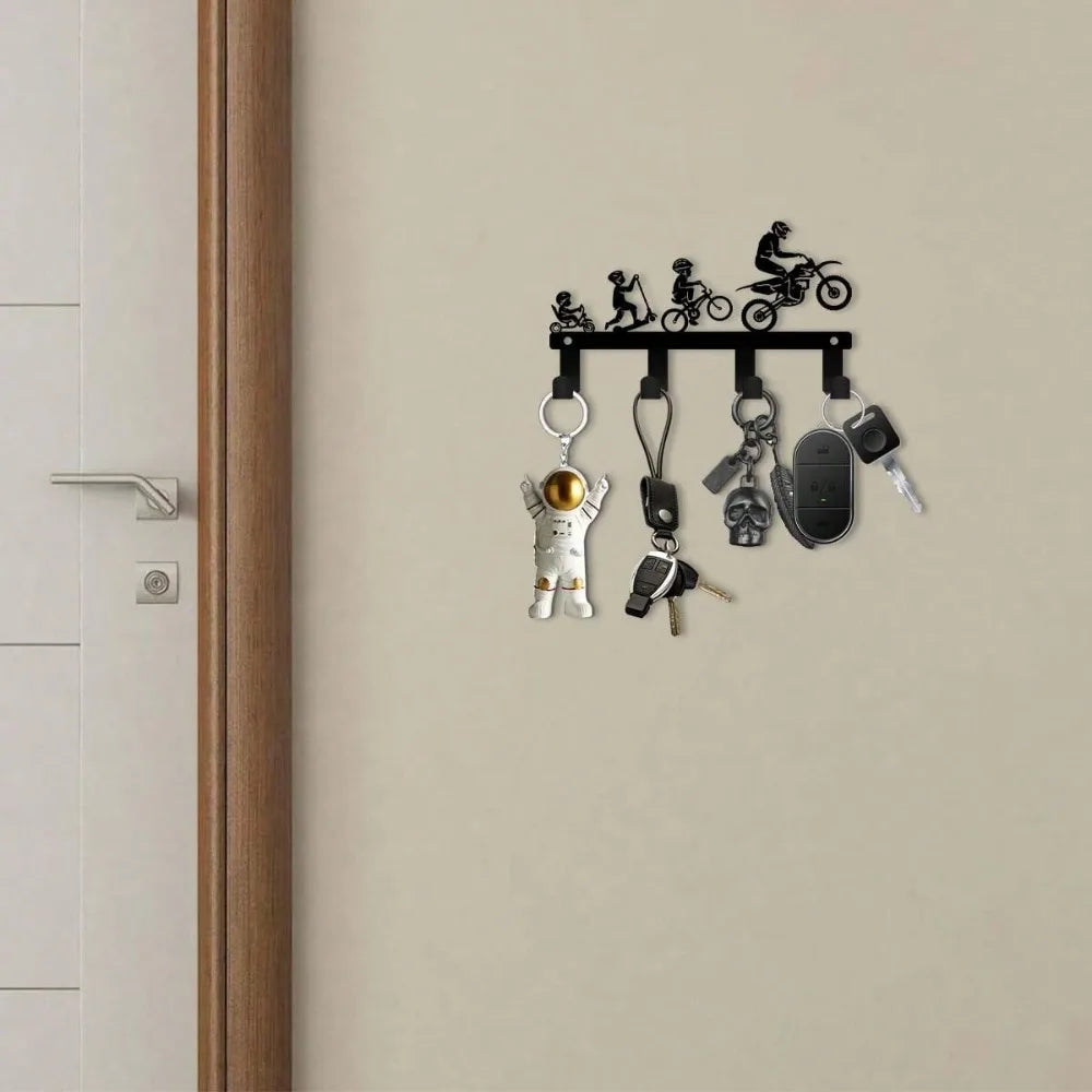 Minimalist Metal Key Hook — Heavy Duty Wall Mount