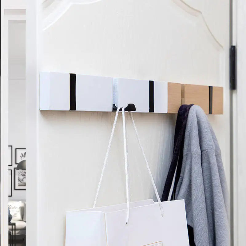 Bamboo Key Rack — Minimalist Wall Organizer