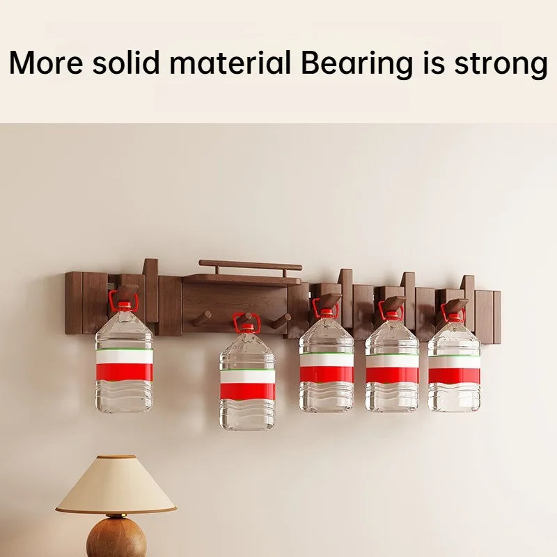 Piano Key Hanger — Wooden Foldable Wall Hook