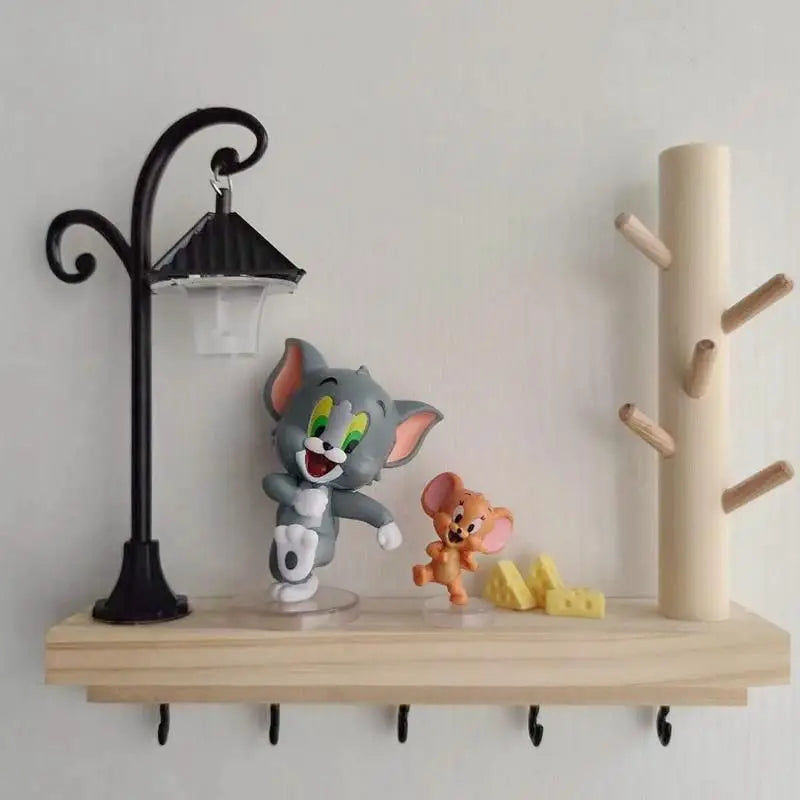 Self-Adhesive Wooden Key Rack — Decorative Wall Hook