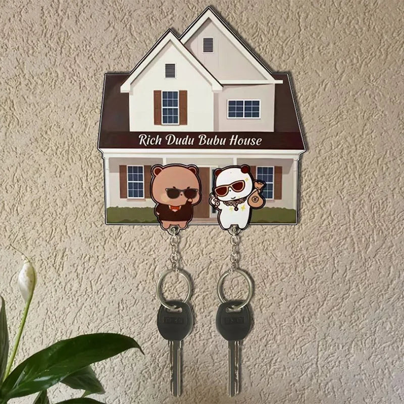 Acrylic Key Hanger — Cute Cartoon Shape
