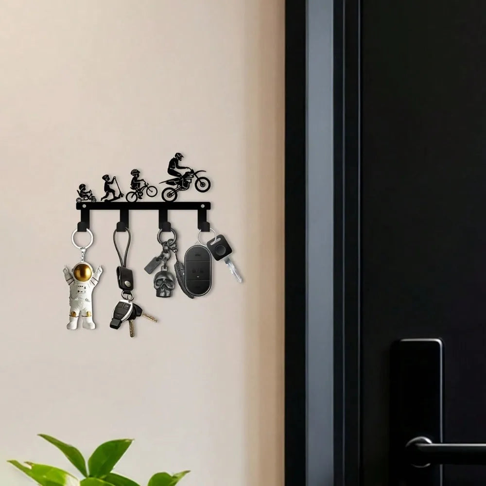 Minimalist Metal Key Hook — Heavy Duty Wall Mount