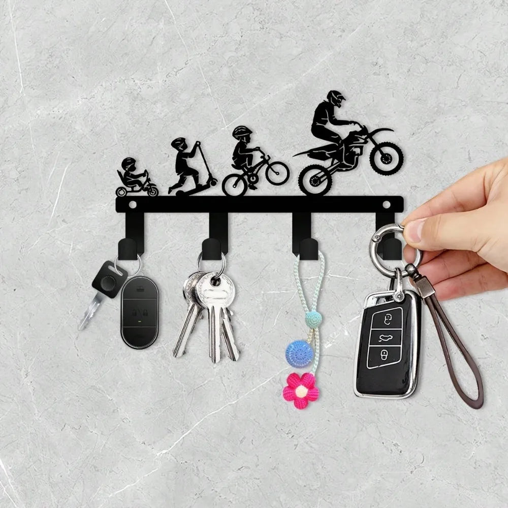 Minimalist Metal Key Hook — Heavy Duty Wall Mount