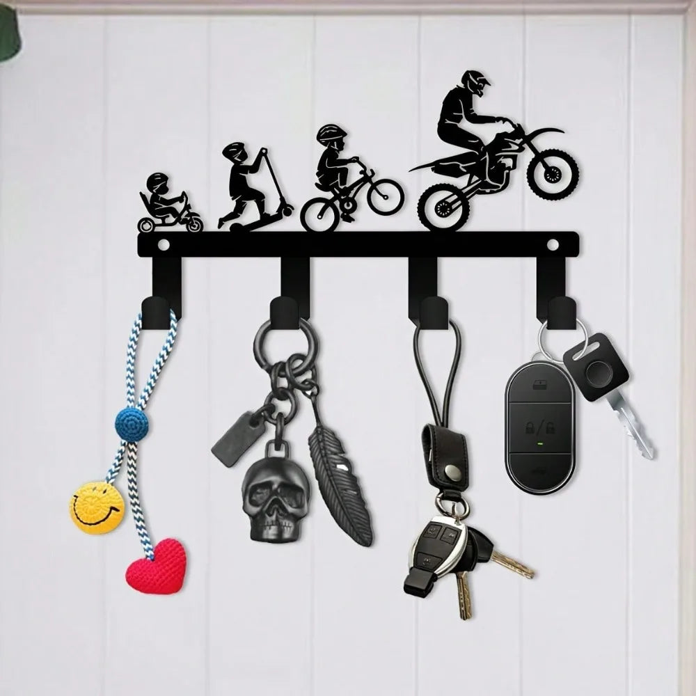 Minimalist Metal Key Hook — Heavy Duty Wall Mount