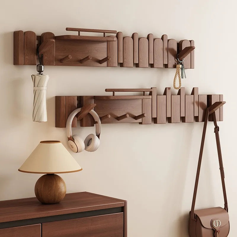Piano Key Hanger — Wooden Foldable Wall Hook